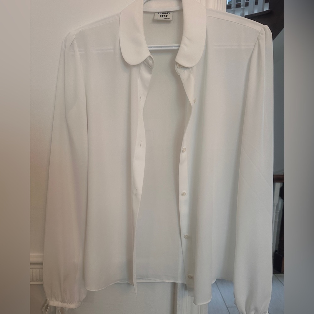 Sunday Best Sheer White Dress Shirt